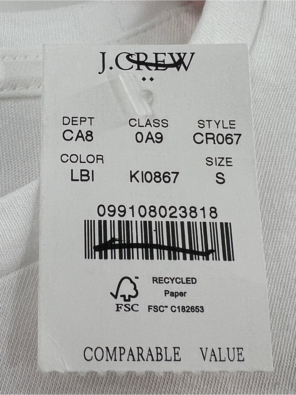 J Crew Factory NWT Bistro Graphic Tee in Le Bistro 100% Cotton size Small - Picture 5 of 9